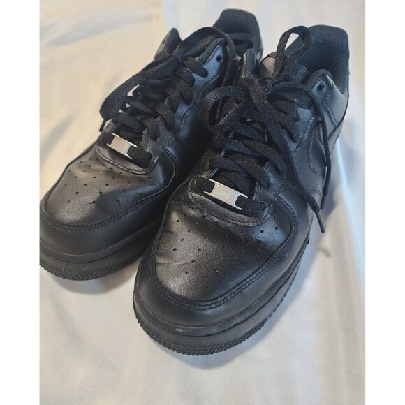 Nike Air Force 1 Low Triple Black Men Sz 10 - Picture 1 of 16